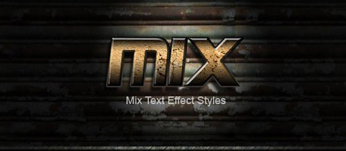 Mix Text Effect Styles