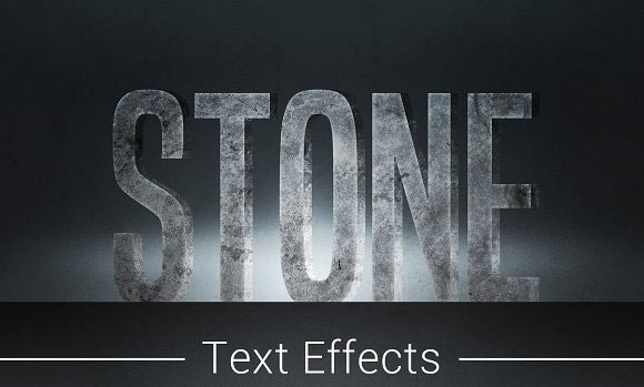 Stone Text Effects
