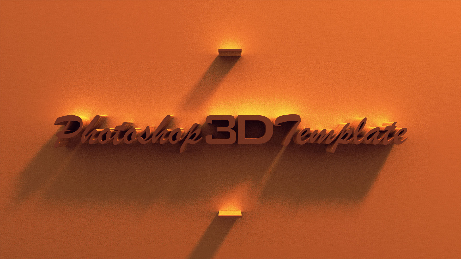 3D Photoshop Template 3