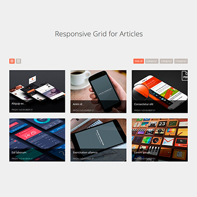 Responsive Grid for Articles