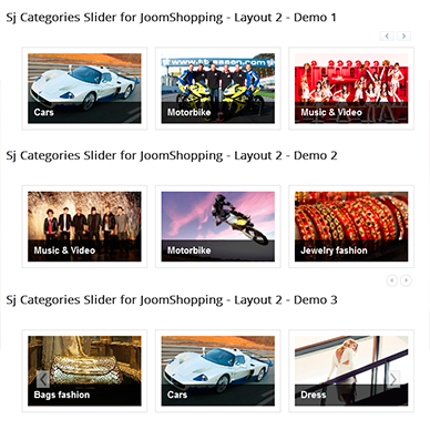 SJ Categories Slider for JoomShopping
