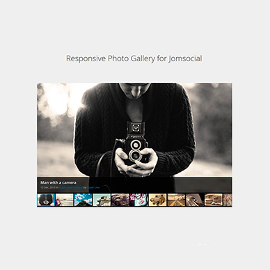 Responsive Photo Gallery for Jomsocial