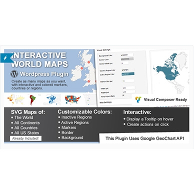 Interactive World Maps for Wordpress