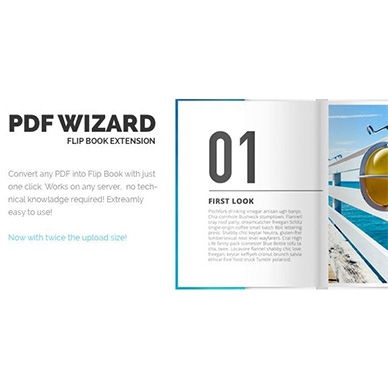 PDF Wizard Responsive FlipBook WP Extension