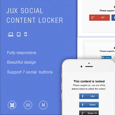 Social Content Locker
