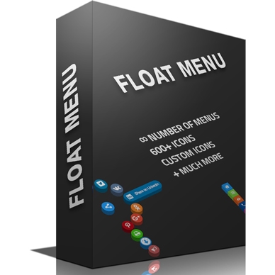 Floating side menu