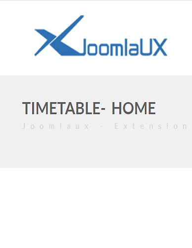 JUX Timetable