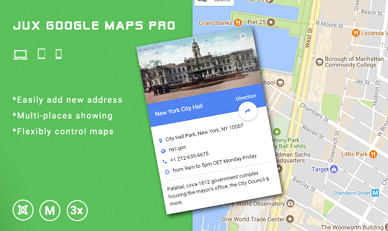 JUX Google Maps Pro