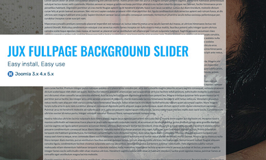 JUX FullPage Background Slider