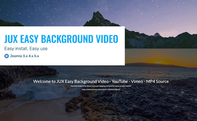 JUX Easy Background Video