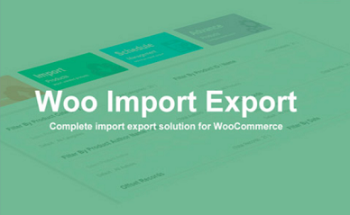 Woo Import Export