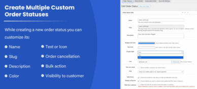Custom Order Status for WooCommerce (Addify)